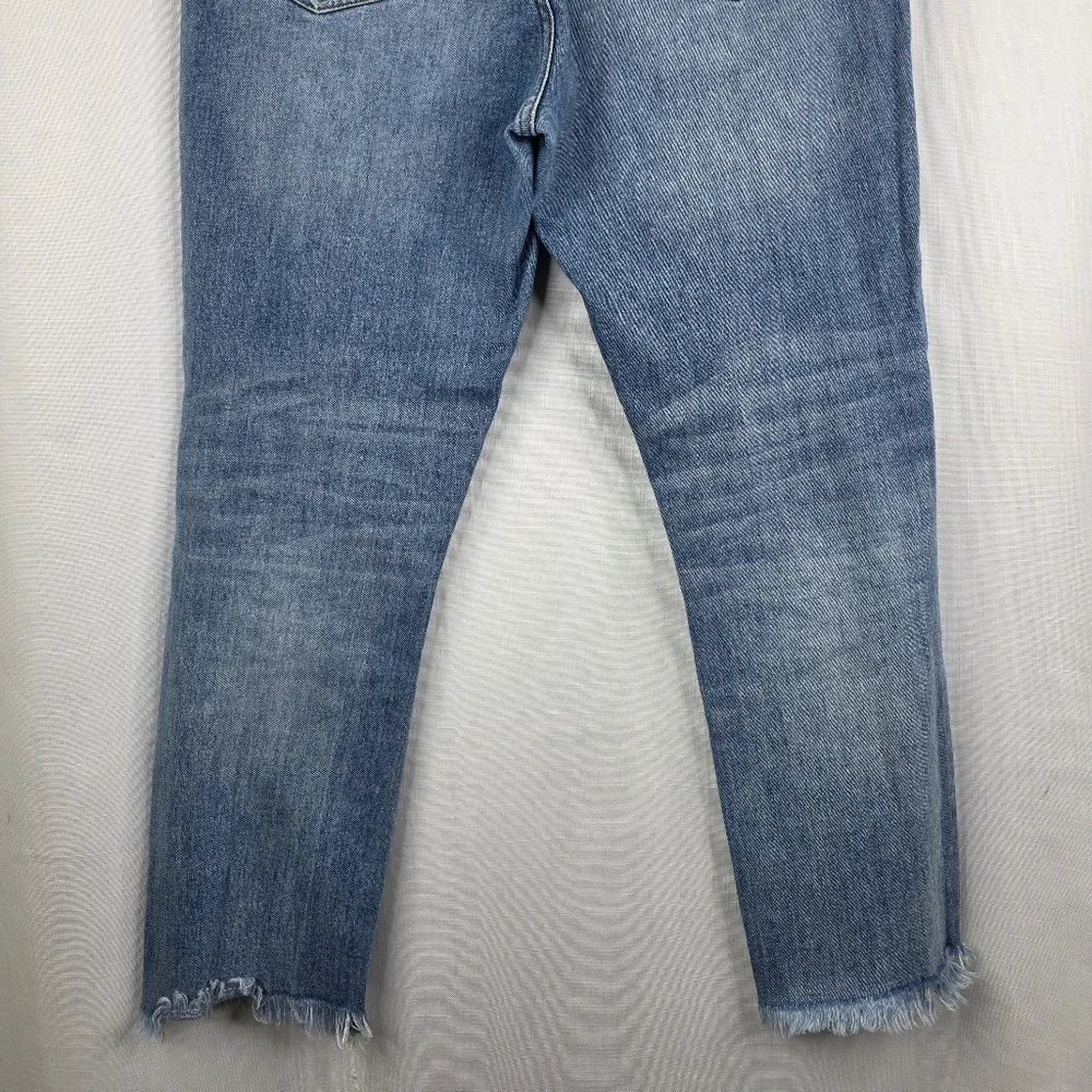 Madewell Women’s The Perfect Vintage High Rise Denim  Distressed Raw Hem Size 28